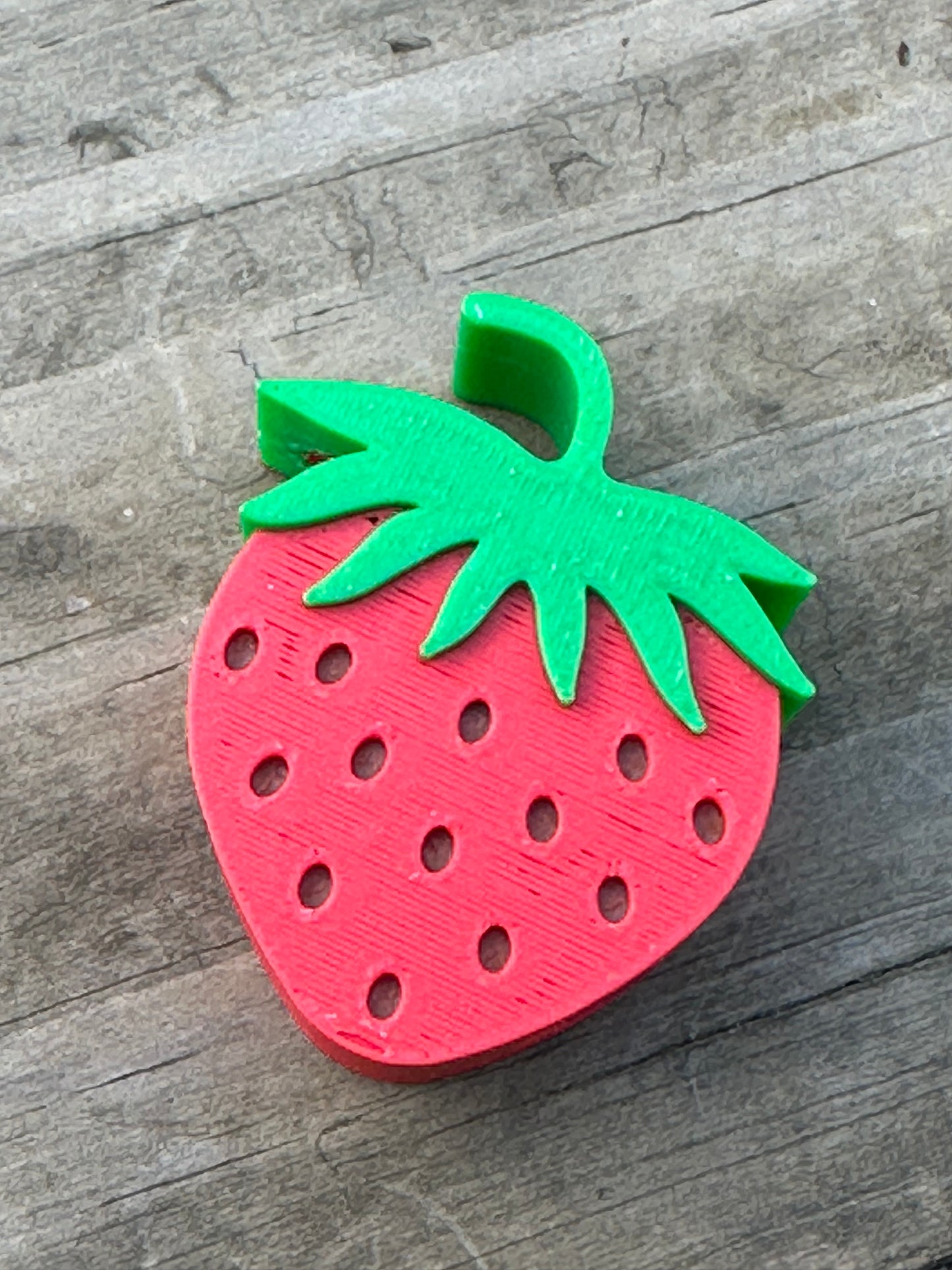 Strawberry straw topper
