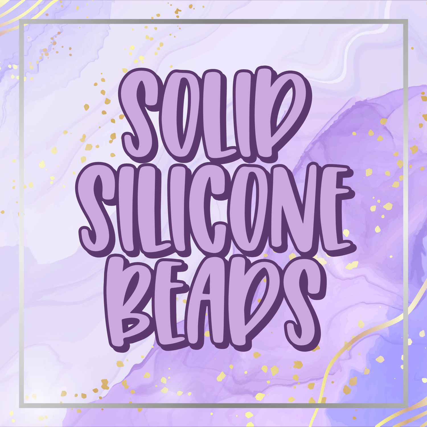 Solid Silicone Beads