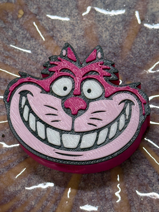 Chesire cat straw topper