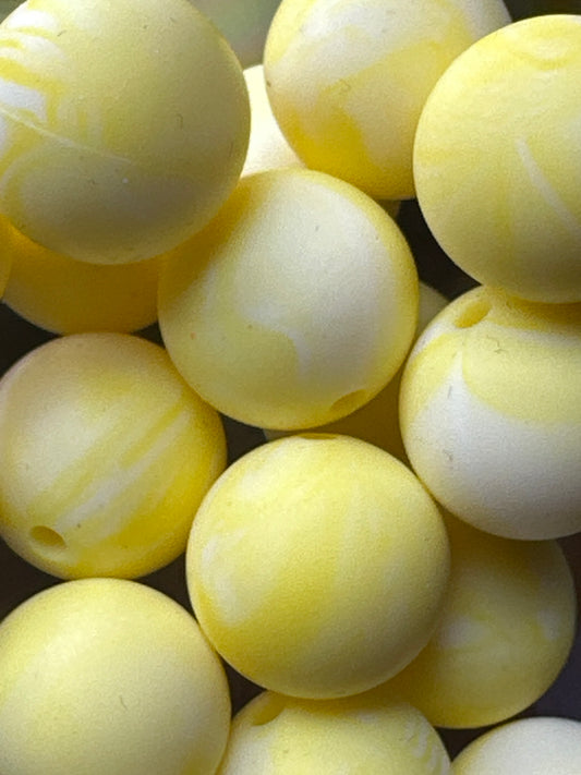 Yellow marble 15mm