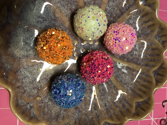 20mm acrylic sugar beads 5 pieces