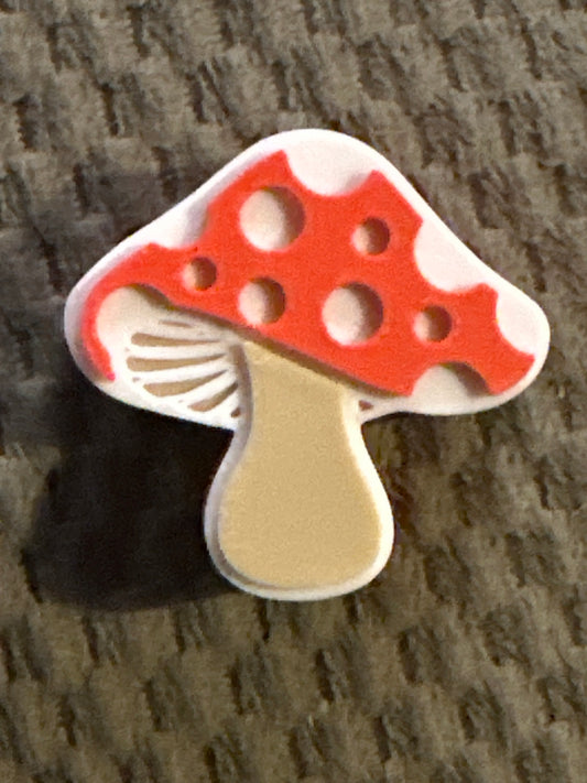 Mushroom straw topper