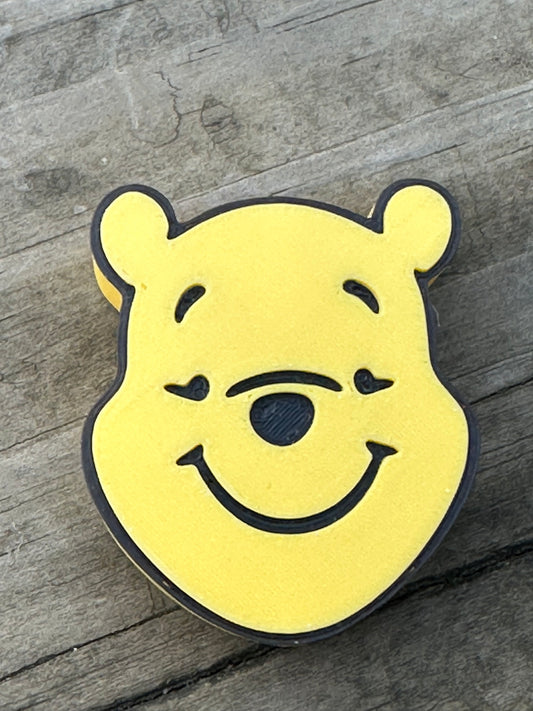 Yellow Bear straw toppers