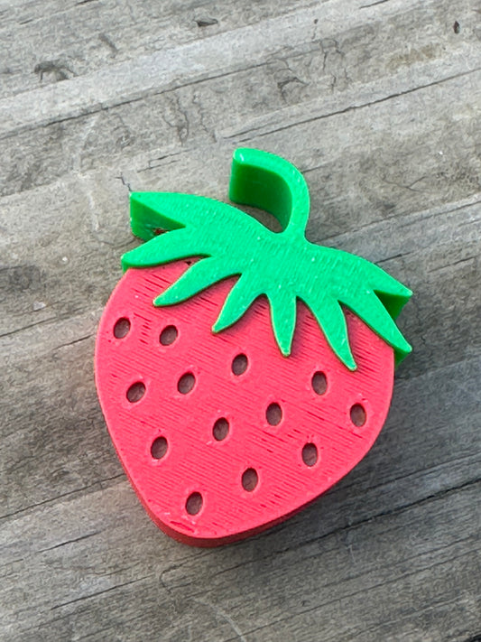 Strawberry straw topper