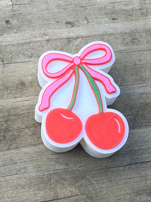 Cherries straw topper